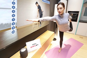 새해엔 운동 좀 해볼까 “지니야 홈트레이닝 시작”